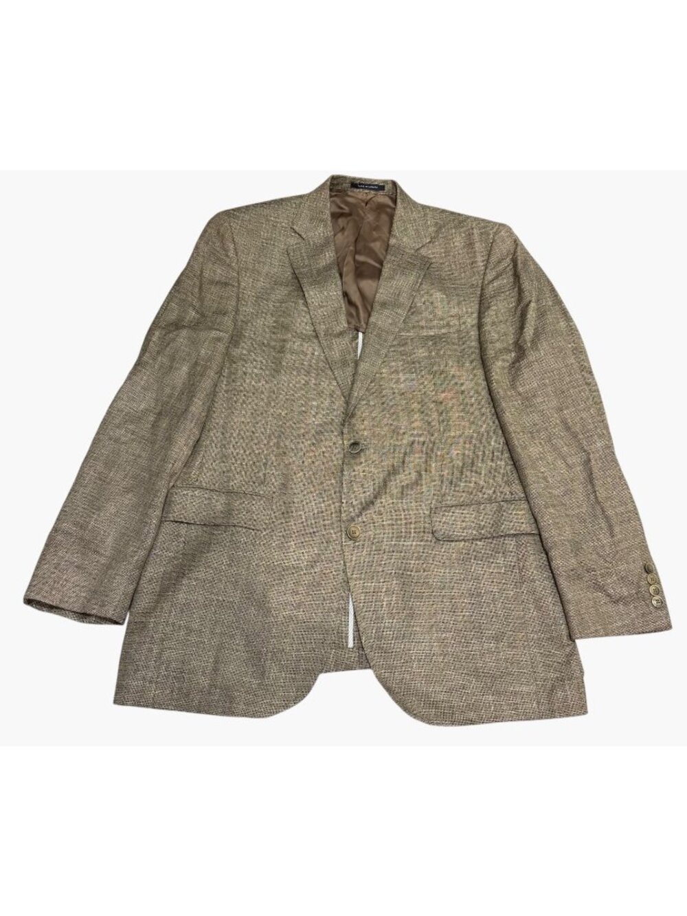 Cremieux Mens Blazer Jacket Viscose From Bamboo Brown  Made In Canada 42L